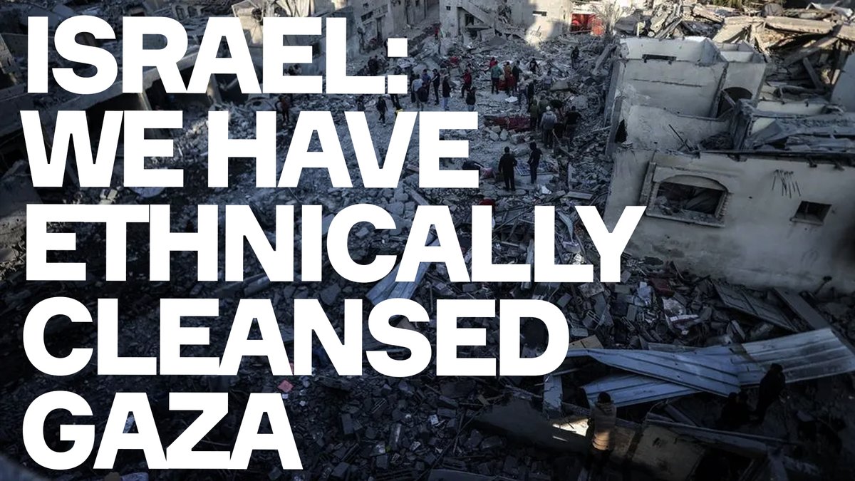 Israel has ethnically cleansed northern Gaza - and announced it to the world. Yet the Western media still refuses to describe one of the worst crimes of our age for what it is. Meanwhile, those who pointed out Israel's murderous intent have been demonised and defamed.