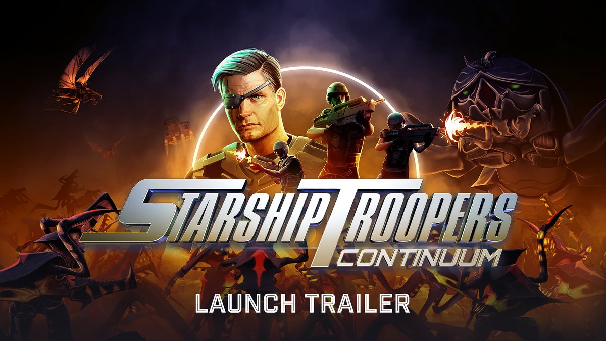 It's time to blast bugs in VR for the first time! Watch the launch trailer now. Starship Troopers: Continuum releases Nov 14 on Meta Quest 2/3, Nov 25 on PS VR2. Buy for Meta Quest: Pre-order for PSVR2: #StarshipTroopersVR