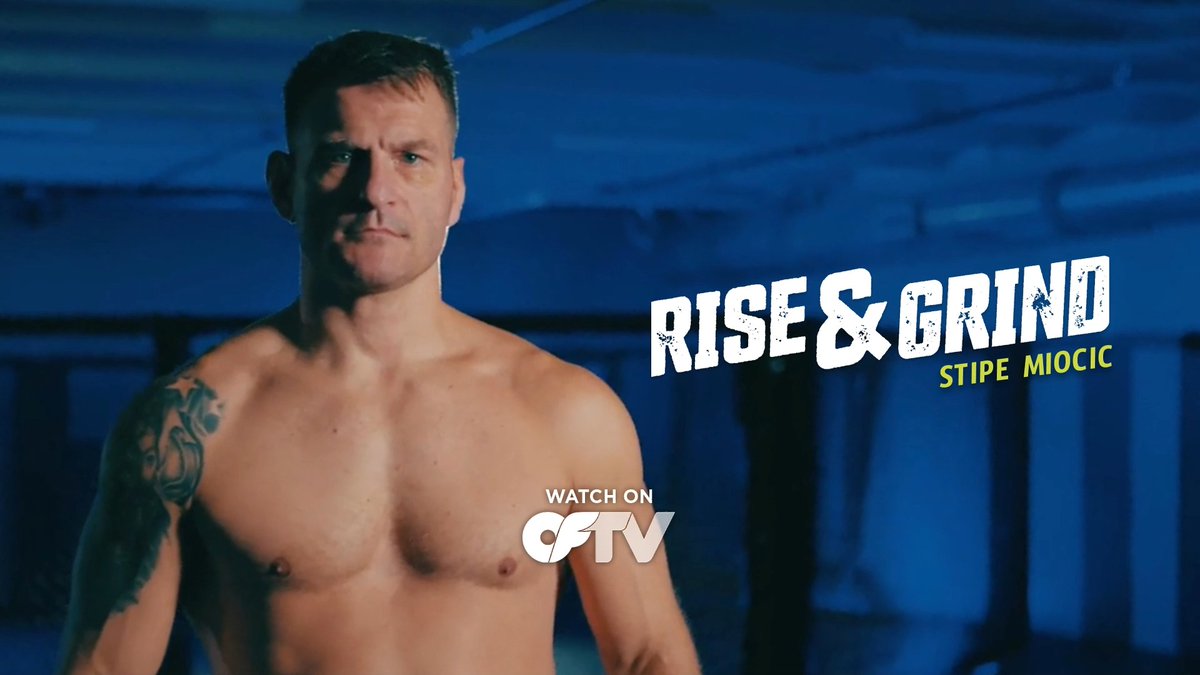 .@StipeMiocic is ready to shock the world ⚡ Watch him swing for the UFC Heavyweight belt on #RiseAndGrind! 📺 Streaming NOW: