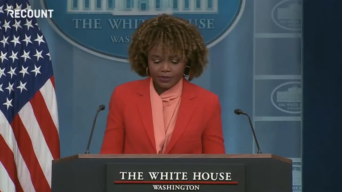 Karine Jean-Pierre, when asked about international aid agencies saying Israel has failed to improve the humanitarian crisis in Gaza despite the U.S. previously warning military aid would be at risk: “Israel has taken steps to address the measures laid out in that letter.”