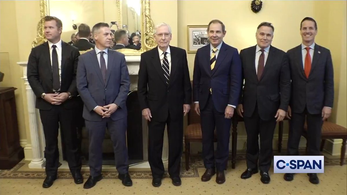 .Mitch McConnell meets with newly elected Republican Senators.