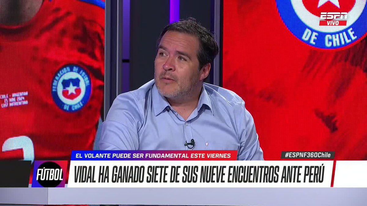 "ESTO NO ES #COLOCOLO... EN LA SELECCIÓN TIENES DE LOS PEORES PLANTELES DE SUDAMÉRICA" #ESPNF360Chile Caamaño se refirió a los dichos de Vidal en su retorno a #LaRoja y Pinilla añadió: "Quiere contagiar positivismo en una situación compleja".
