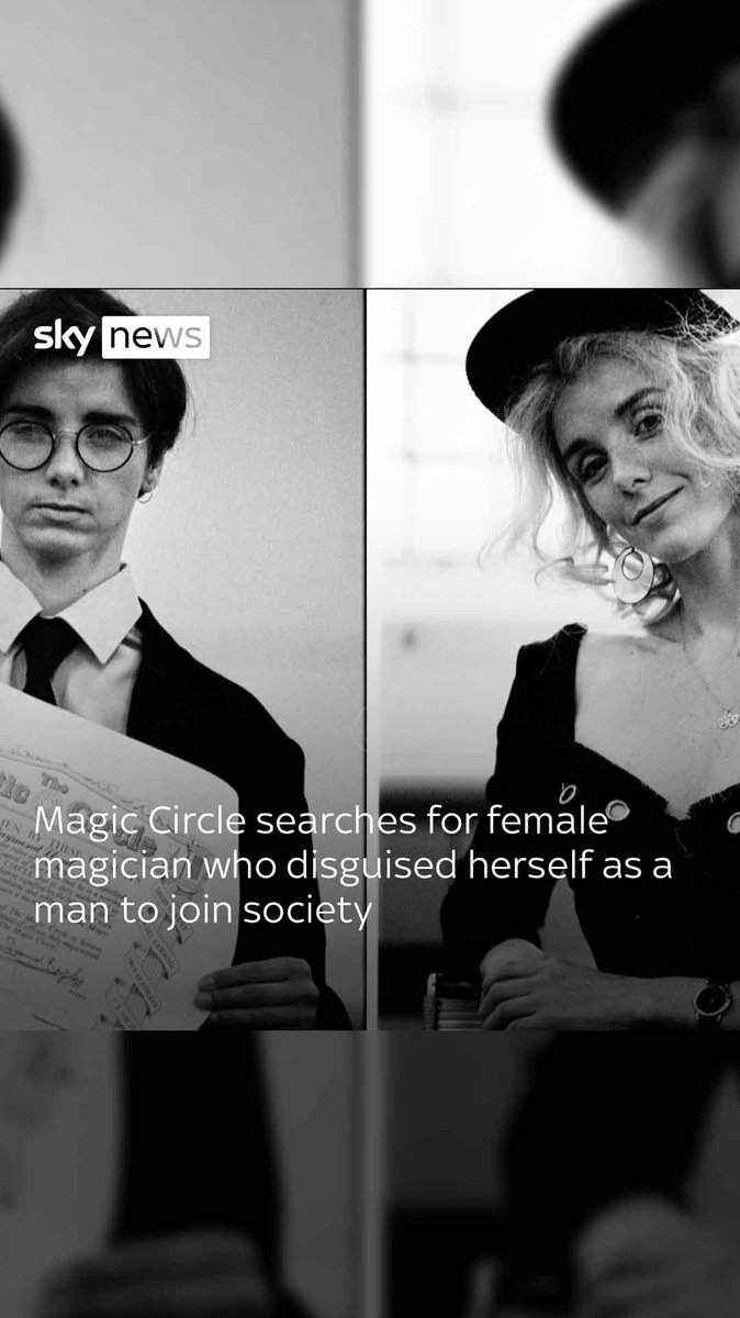 The Magic Circle is on the hunt for its first female member - who deceived the group by disguising herself as a man to enter its ranks - so it can apologise to her. Sophie Lloyd dressed up as a man to take her exams for the Magic Circle ⬇️