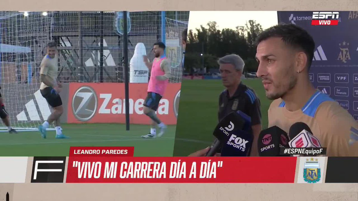 🗣️Leandro #Paredes: "No hablé con Fer (#Gago), veremos si me llama o no."👀