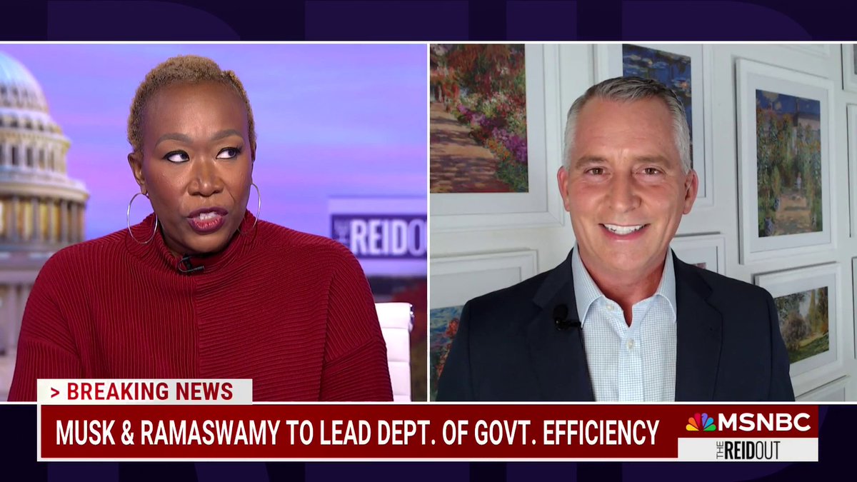 BREAKING: President-elect Donald Trump named tech billionaire Elon Musk and conservative activist Vivek Ramaswamy to head up a new Department of Government Efficiency, fulfilling a campaign pledge to give Musk sweeping oversight of government spending.