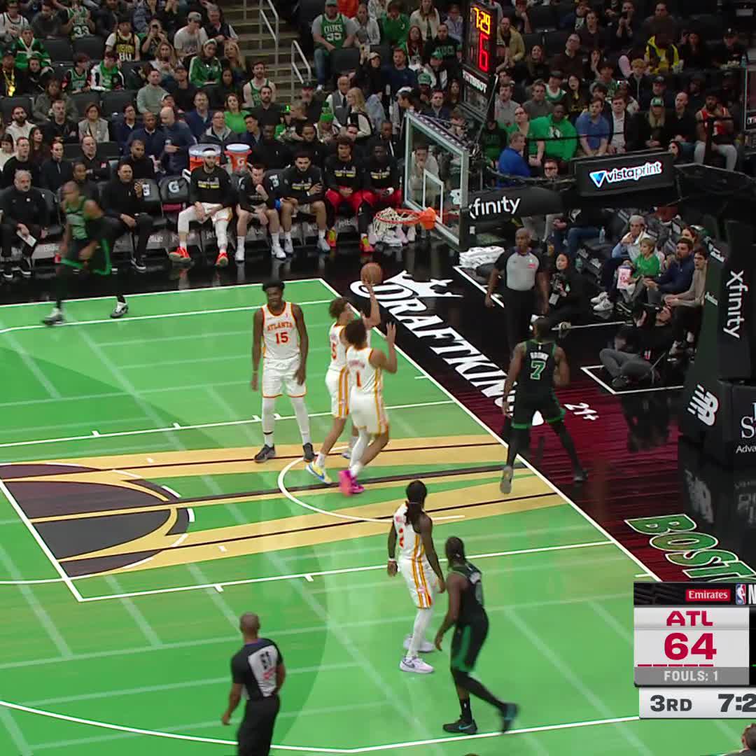 El stepback, la finta y el paso cruzado. Oda a la técnica. Jaylen Brown, siempre un placer