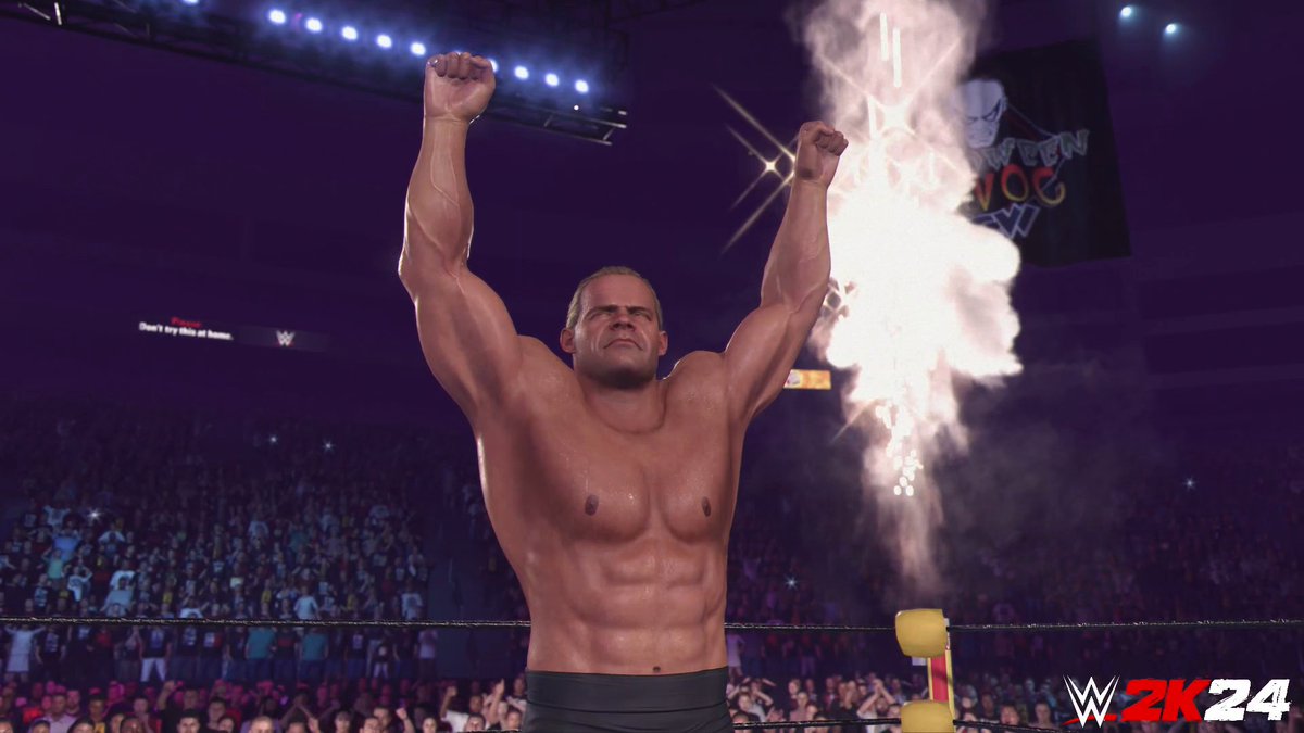 The Total Package has arrived! Rack up victories with the former 2-time WCW World Heavyweight Champion Lex Luger! 🏋️ ⚡ #WWE2K24