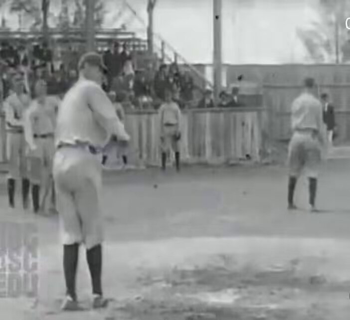 Never seen this footage of a very slim Babe Ruth taking some BP swings. Best thing you’ll see today