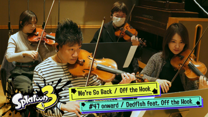 Check out these studio performances of Off the Hook and Dedf1sh from Splatoon 3!