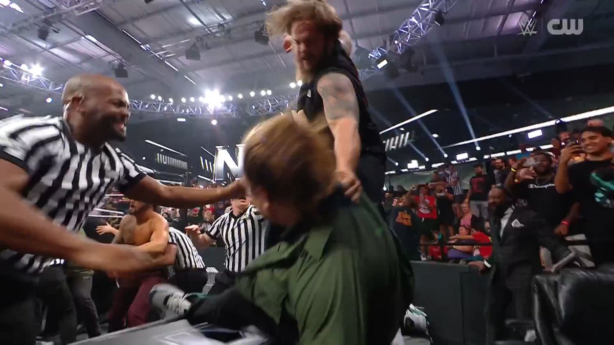 This is absolute MAYHEM! 🤯 The NXT Tag Team Division is out of control!!! 😱 #WWENXT