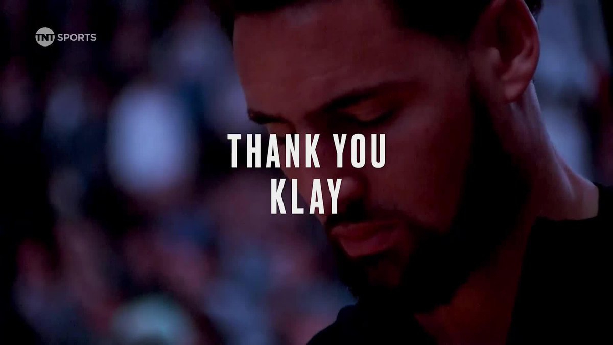The @Warriors had a special tribute for Klay Thompson in his return to Golden State 🫶