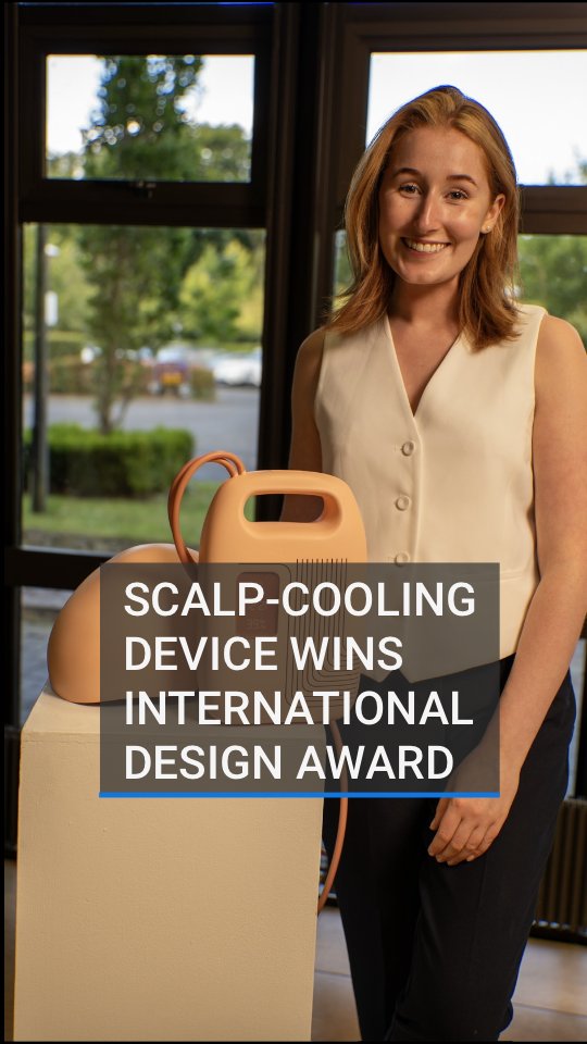 Olivia Humphreys who invented a portable scalp-cooling device for cancer patients has been named as this year's global winner of the James Dyson Award under the Medical Devices category | Read more: