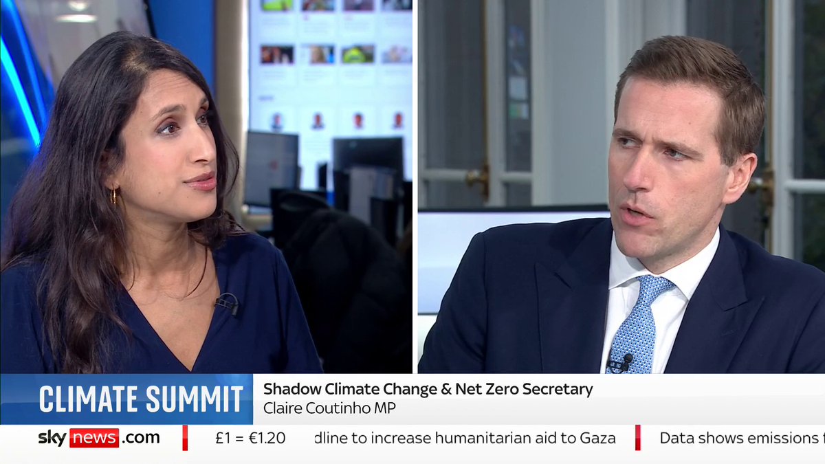 .Claire Coutinho - 'If you don't deliver cheap energy, don't deliver a great quality of life and you're cutting emissions here but emissions are soaring in the rest of the world then you're not sorting the problem of climate change and you're delivering hardship for people'