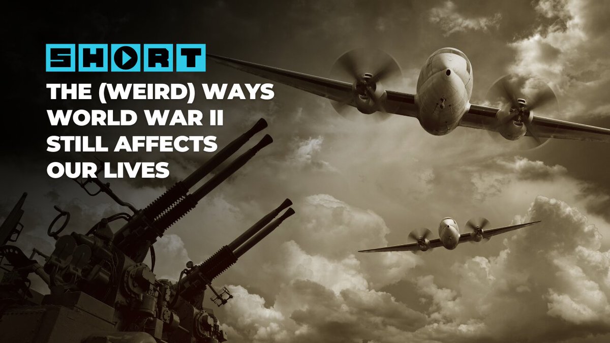Many things you take for granted in everyday life … are accidental byproducts of World War II. Our new Short has the surprising details.