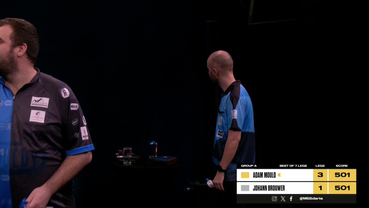 ADAM MOULD HAS HIT A 9️⃣ DARTER!!!!!!!🚨🚨🚨 A TRULY INCREDIBLE WAY TO WRAP UP AN INCREDIBLE GROUP! Just look at Johann Brouwer's reaction...🥹