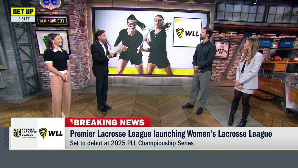 Breaking: The PLL is officially launching the Women's Lacrosse League 🤩 (via Get Up) Women's Lacrosse League | Premier Lacrosse League