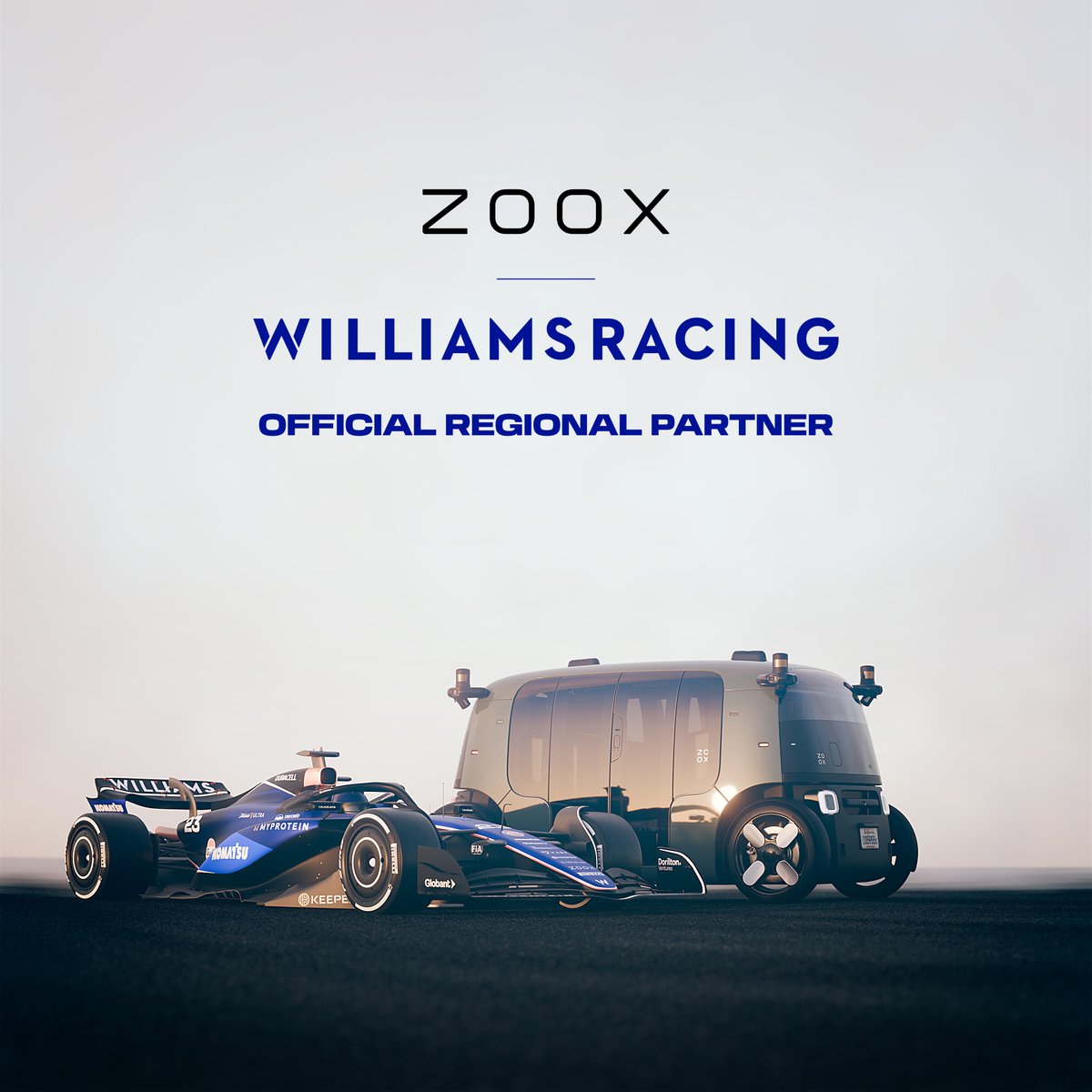 FW46 🤝 @Zoox Robotaxi Two brands, one goal of pioneering technology 🦾