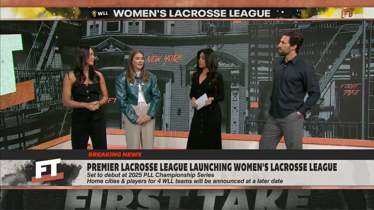 .Alex Aust Holman, Isabelle (Izzy) Scane, and Paul Rabil discuss the launch of the Women's Lacrosse League, set to begin in 2025 👏 “Everyone’s a lacrosse fan, you just don’t know it yet.”