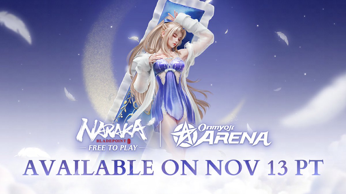 Snuggle up for cozy season with the comfiest gear, Yoto Hime's new Legendary outfit, Longing Whisper! Get ready for a pillow fight the latest Greatsword skin, Dream Pillow! #NARAKABLADEPOINT