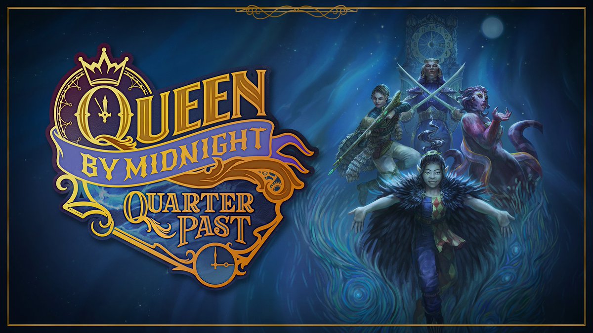 #QueenbyMidnight: Quarter Past is out everywhere 🕰️👑 Challenge 1v1 with 2-player rules, devise tactics for new bazaar cards, &amp; play with powerful event cards! Buy now: 🇺🇸 🇦🇺 🇨🇦 🇪🇺