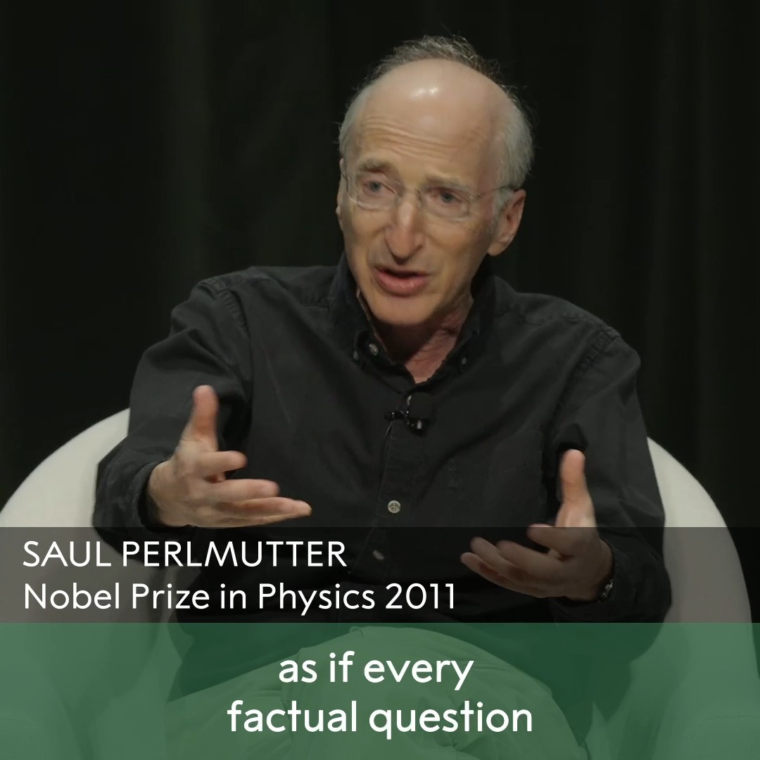At our recent Nobel Prize Dialogue in Sydney, Australia, physics laureate Saul Perlmutter spoke about truth and the importance of keeping an open mind. Watch the full event here: #NobelPrize