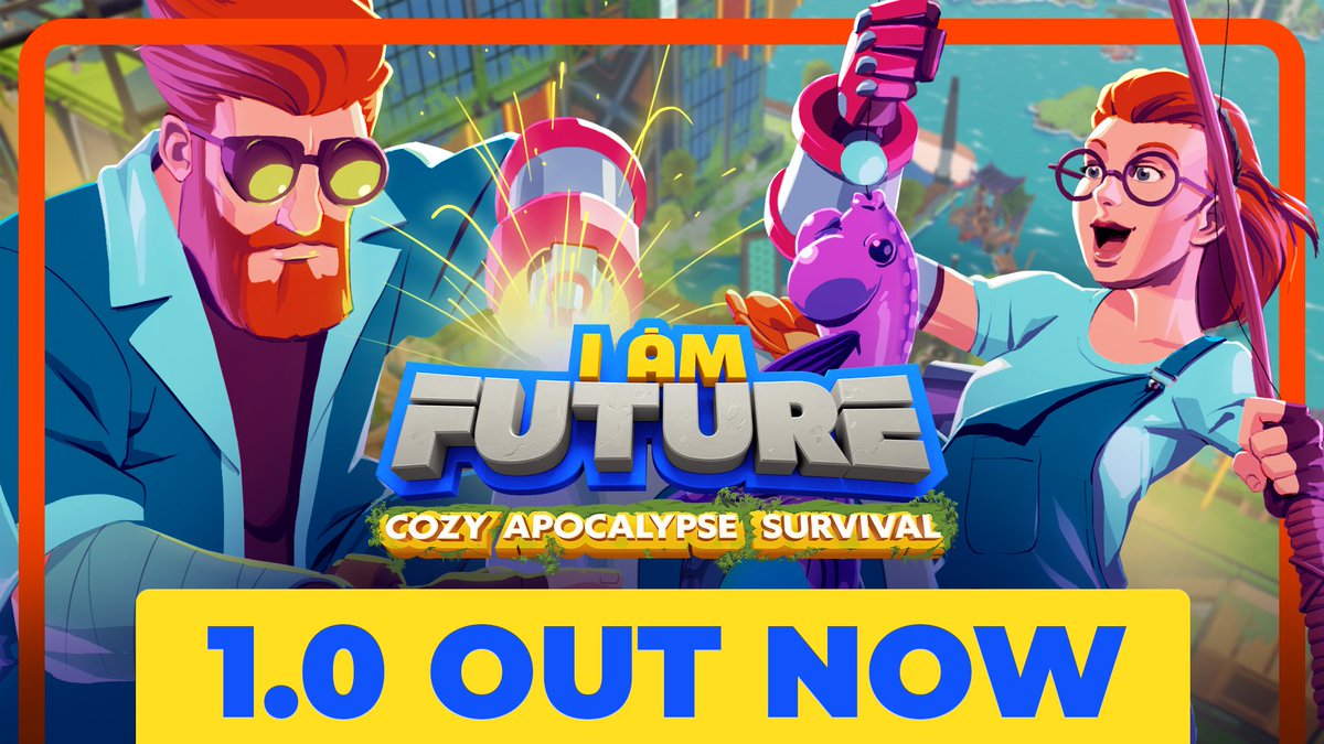 🚀 I AM FUTURE 1.0 IS OUT NOW! 💙 Build your cozy rooftop in a post-apocalyptic city! Farm, Fish, Cook, Automate, and explore your way through Cosmopolis 🌎 Start here: