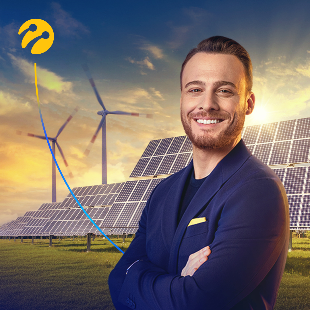 Ülkemizin güneşini ve rüzgârını elektriğe dönüştürerek en çok yeşil enerji yatırımı yapan operatör olmak… İşte bunlar hep #TurkcellHareketler! 💛