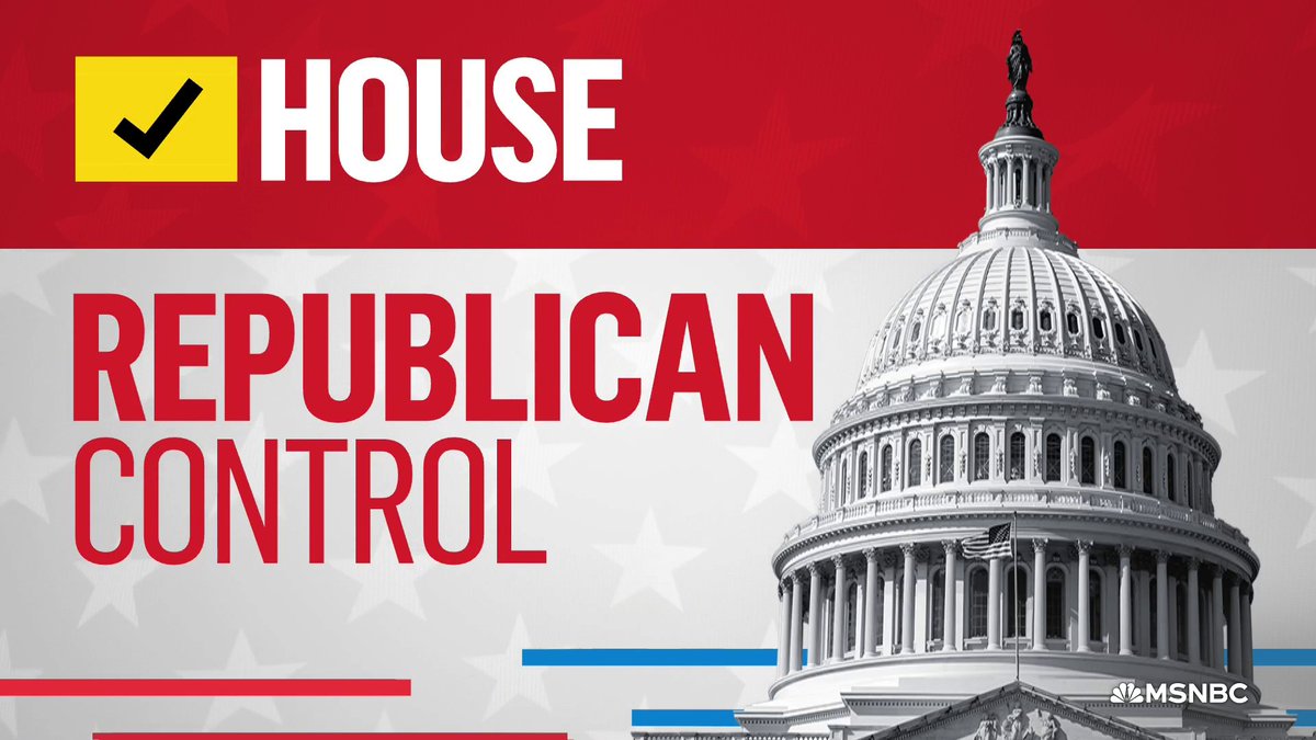 BREAKING: Republicans maintain control of the House of Representatives, NBC News projects.