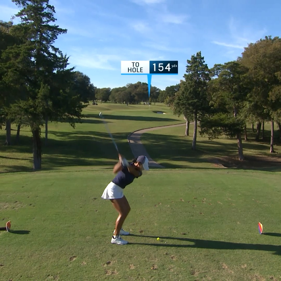 Wasn't sure about it at first. 😅👏 Emily Mayne of Howard Golf with a HOLE-IN-ONE on 17! 📺 Golf Channel | #NCAAGolf