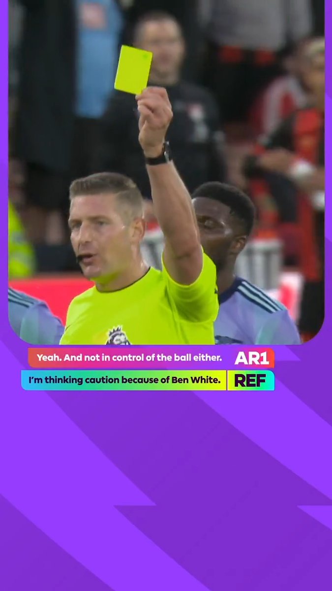 Audio has been released from the VAR review that led to a red card for Arsenal's William Saliba in a 2-0 loss against Bournemouth. 🔊