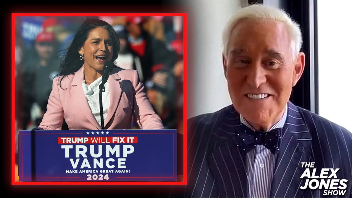 BREAKING EXCLUSIVE: Former Congresswoman Tulsi Gabbard Has Been Chosen By President Trump To Be The Director Of National Intelligence Roger Stone WATCH/SHARE the LIVE SHOW here: