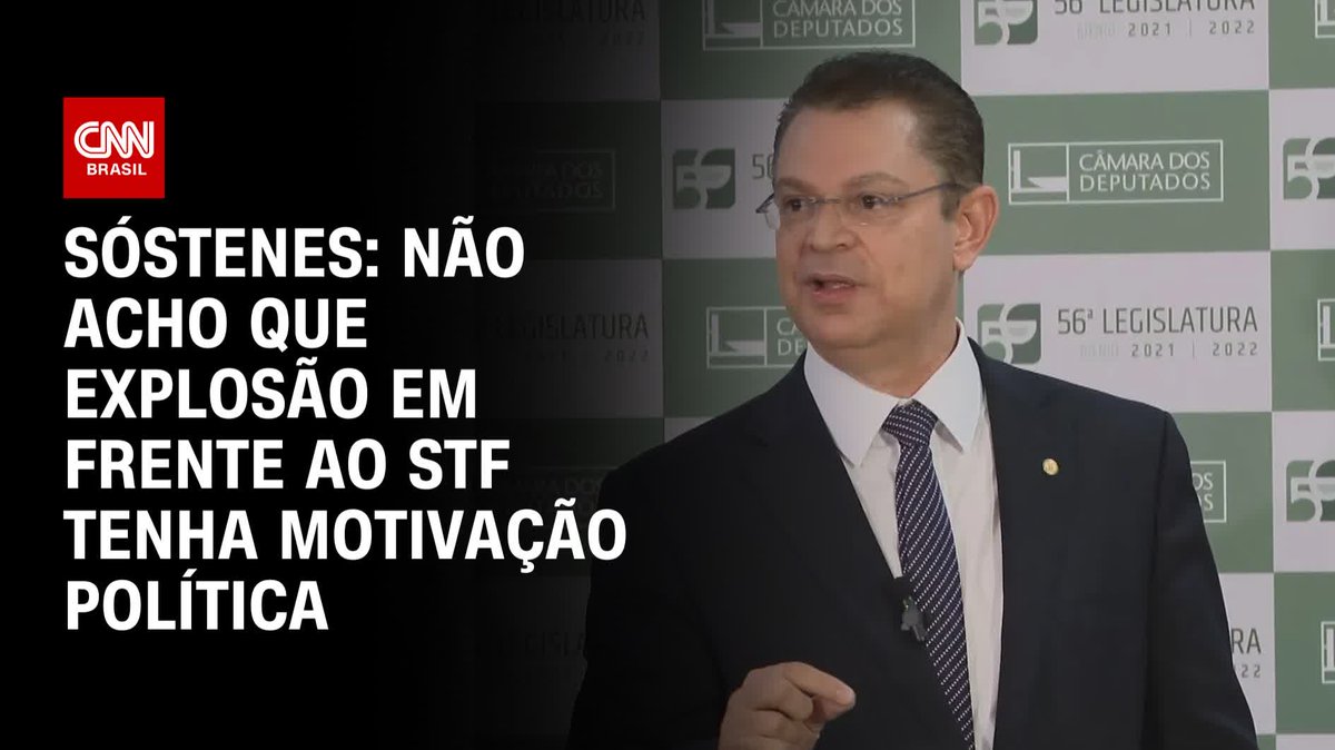 O deputado federal Sóstenes Cavalcante (PL-RJ) disse que não acredita que as explosões na praça dos Três Poderes, em Brasília, nesta quarta-feira (13), tenha motivação política. Sóstenes diz que o homem morto, provavelmente, tinha algum tipo de transtorno psíquico.
