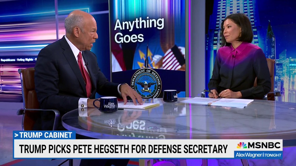 Jeh Johnson calls out by name the Republican senators he knows and respects who he is counting on "to do their jobs" with respect to vetting Donald Trump's nominees.