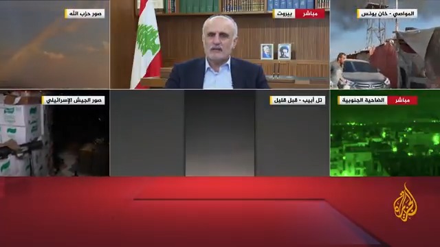 المعاون السياسي لرئيس البرلمان اللبناني للجزيرة: توافقنا سابقا مع هوكستين على صيغة اتفاق يتم عرضها على إسرائيل، ولم تصلنا أية ملاحظات بشأنها، وموقفنا واضح وهو الالتزام بالقرار 1701، ولن يقبل أي لبناني بأن تكون لإسرائيل حرية الحركة في بلادنا بعد الاتفاق #الأخبار