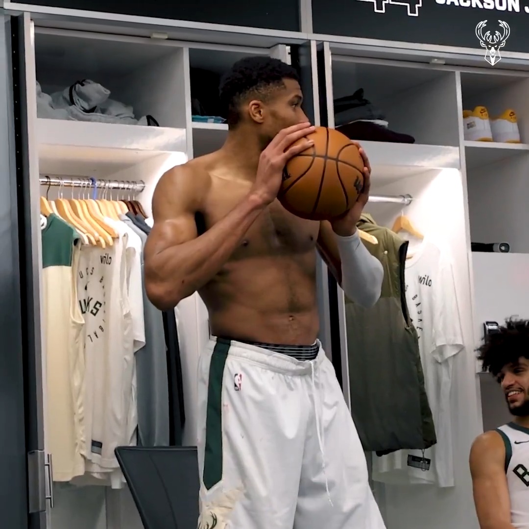 Giannis gave the game ball to Gary and Gary gave it right back.