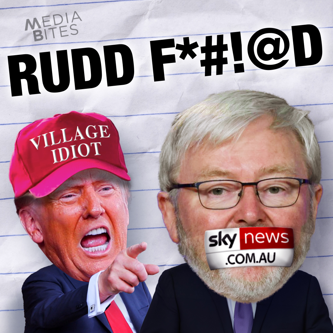 News Corp henchmen demand Kevin Rudd be removed as Australia’s US Ambassador after old footage shows Rudd calling Donald Trump a ‘village idiot’. #MediaBites #MediaWatch