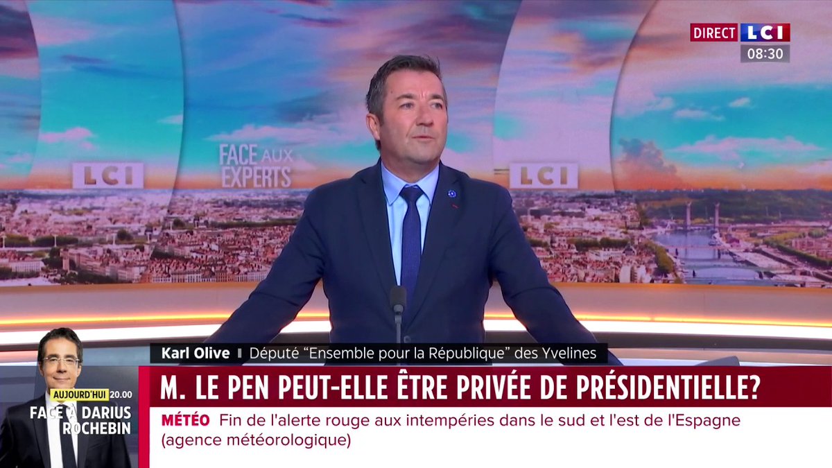 ➡️ Procès des assistants parlementaires du FN 🗣️ "Le tribunal judiciaire à laissé place au tribunal populaire, le tribunal des réseaux sociaux, je n'ai pas à commenter une décision de justice mais à titre personnel j'espère que Marine Le Pen sera candidate en 2027" : KARL OLIVE