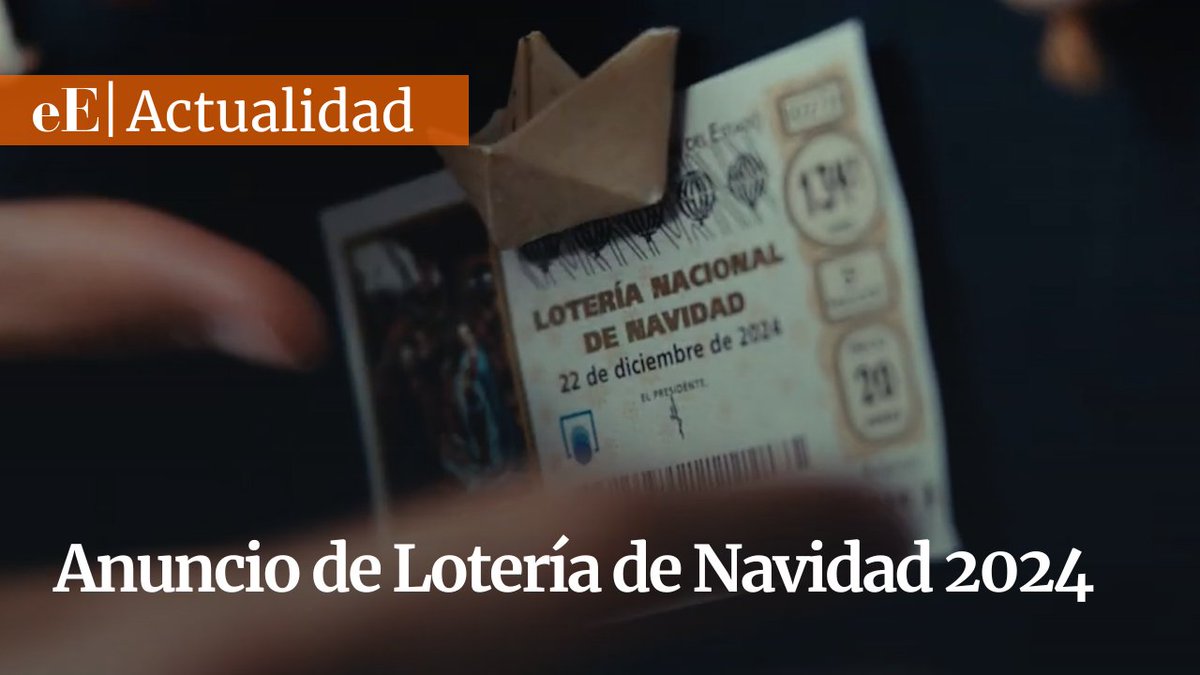 ÚLTIMA HORA 🔴 | Así es el anuncio de la Lotería de Navidad 2024: música, actores y agencia Más detalles 🔗