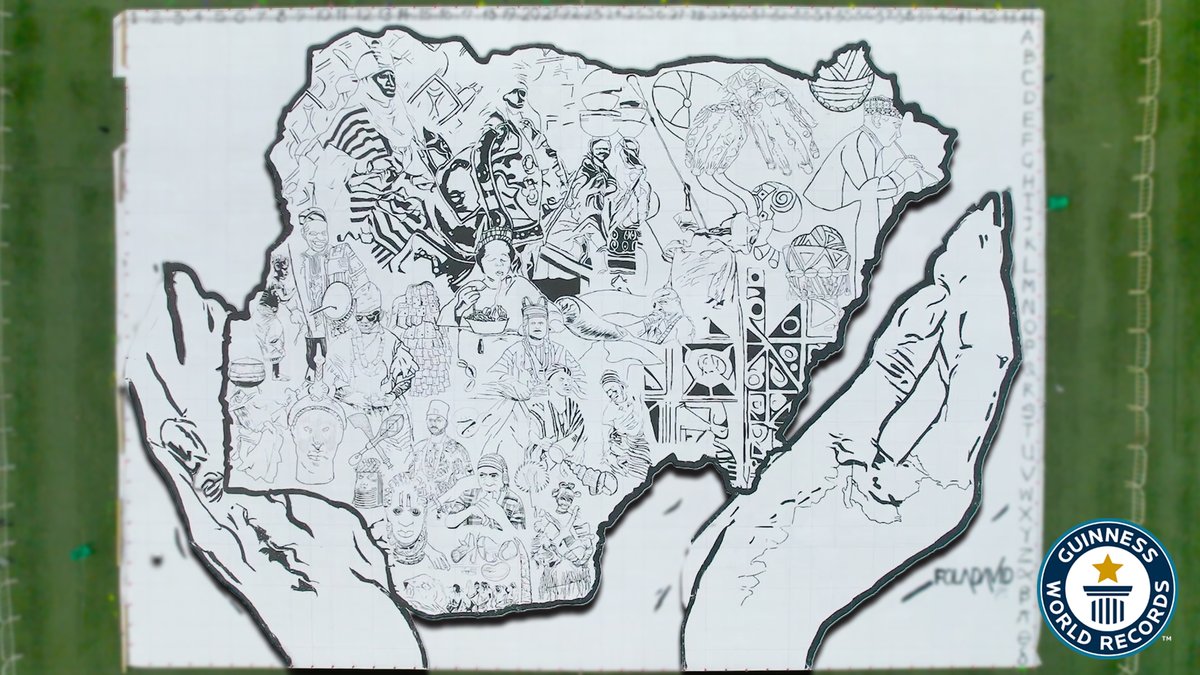Congratulations to @foldavidart who produced this mammoth drawing to set a new world record 👏