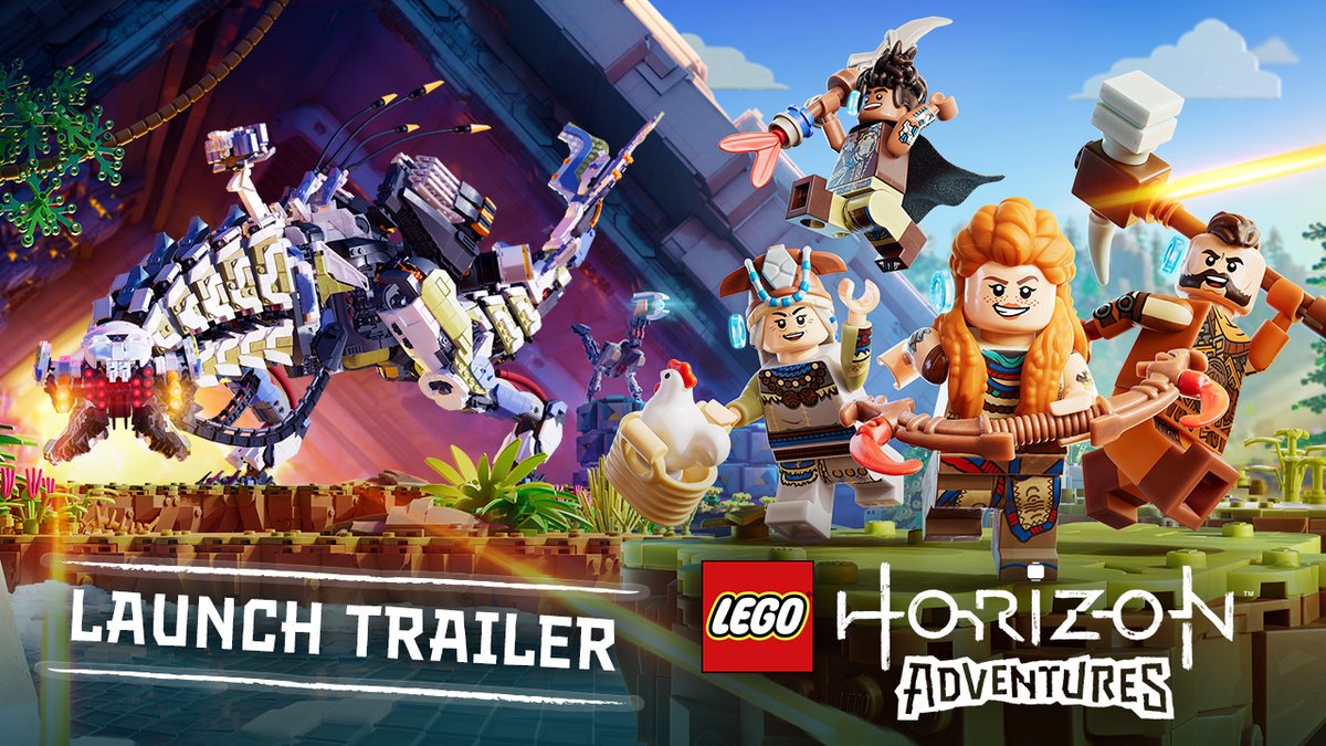 The wait is over… LEGO Horizon Adventures is now available to play on PC, PlayStation 5 and Nintendo Switch! Dive into Aloy's world as a solo adventurer or in a team, the choice is yours! #LEGOHorizonAdventures