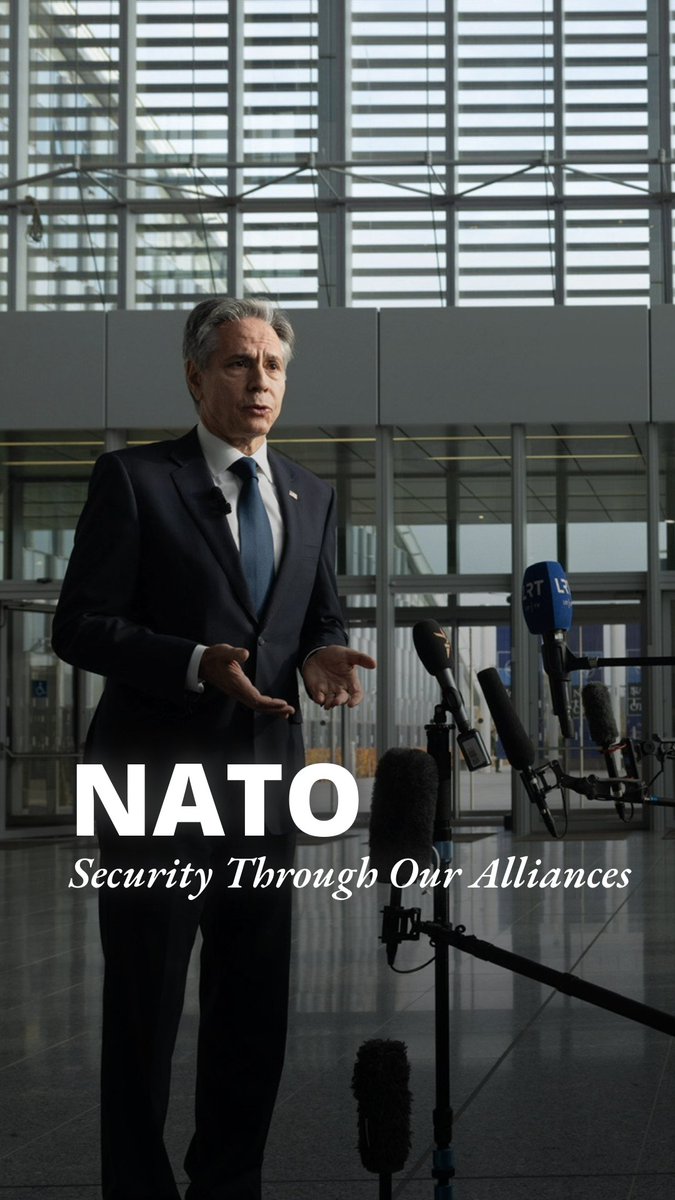 At NATO Headquarters, Secretary Antony Blinken talks about how the best way to defend our countries, to prevent wars, and to have security is through our alliances and partnerships.