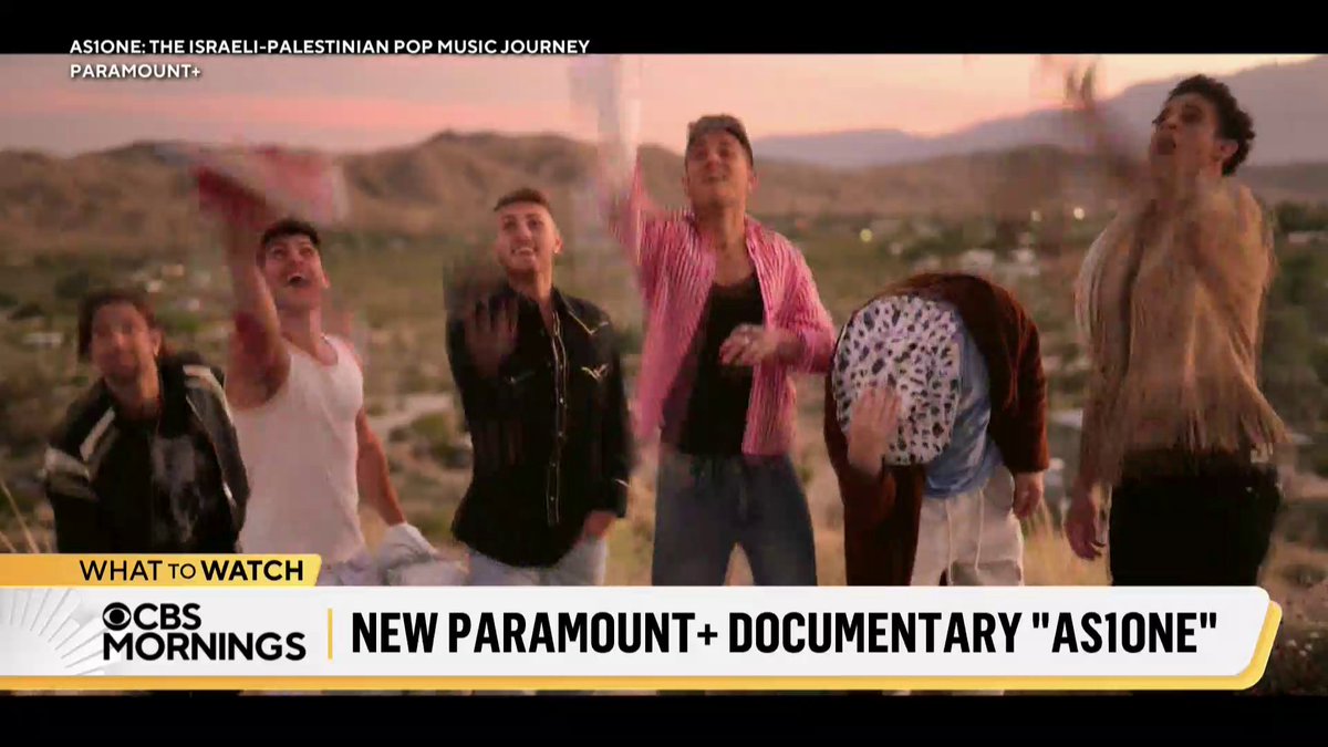 A new docuseries follows the five-year journey of six young men forming the first-ever Israeli-Palestinian pop group: as1one. Watch “As One: The Israeli-Palestinian Pop Music Journey” December 3 on Paramount+.
