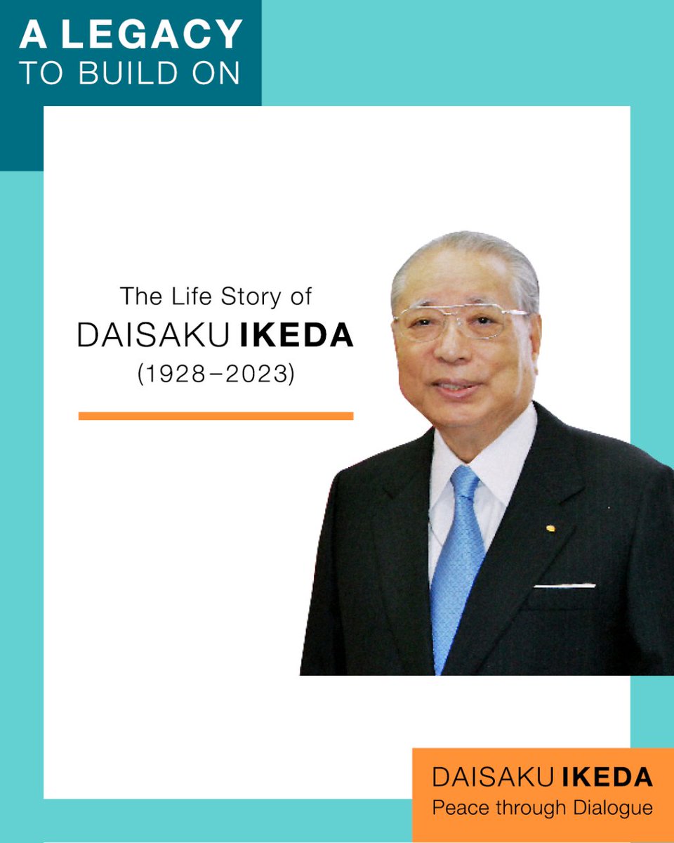 With the anniversary of the passing of Daisaku Ikeda approaching, watch the “Life Story of Daisaku Ikeda,” and learn about this Buddhist philosopher and his work for peace. A Legacy to Build On Daisaku Ikeda: Peace through Dialogue #Ikedapeacethroughdialogue #dialogueforpeace #daisakuikeda #daisakuikedaquotes