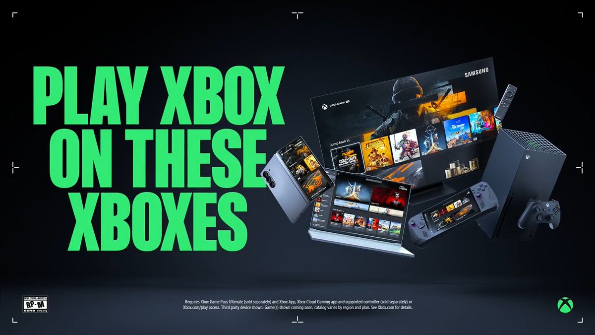 Xbox has launched a new 'This is an Xbox' marketing campaign, showing that every device - Smart TV, phone, browser, and Xbox consoles can play Xbox games with Game Pass.