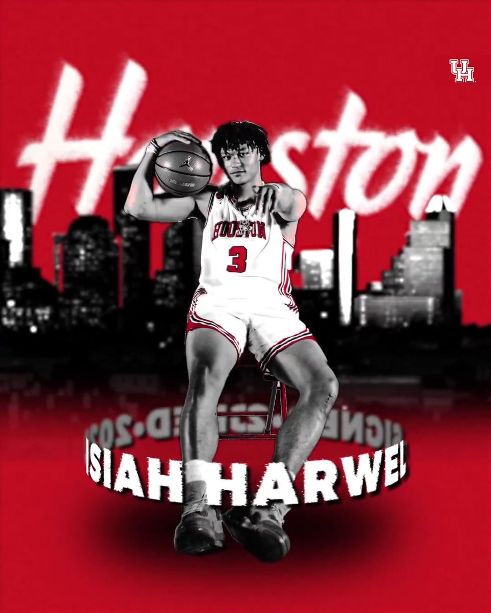 🚨 IT'S OFFICIAL 🚨 isiah harwell is a University of Houston Cougar! #ForTheCity x #GoCoogs