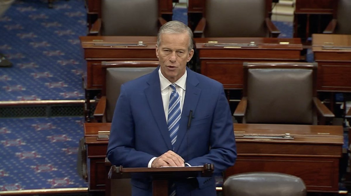 I believe that America’s best days lie ahead. As Senate majority leader, I look forward to working with my colleagues in the Senate and with President Trump and Vice President Vance to build a strong and prosperous America and a bright new dawn for the American people.