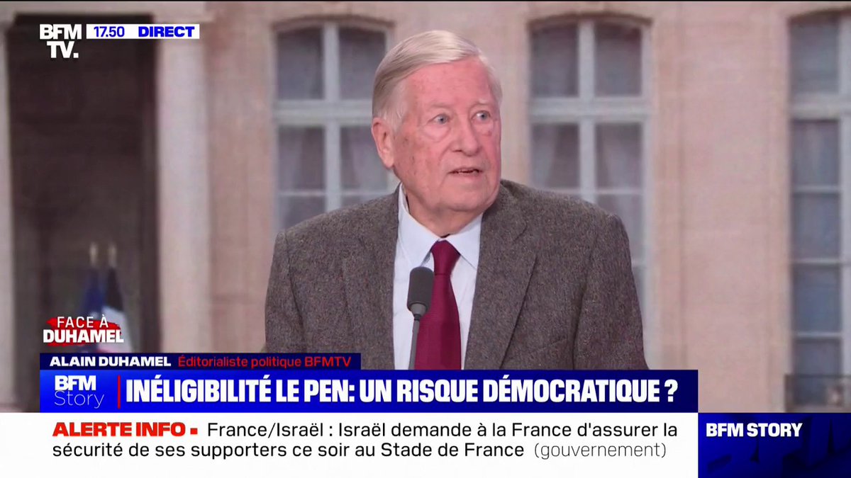 Inéligibilité requise contre Marine Le Pen: "Les procureurs ont exhumé un système exceptionnel qui permet d'appliquer tout de suite la peine d'inéligibilité (...) Ce n'est pas la meilleure idée du siècle"
