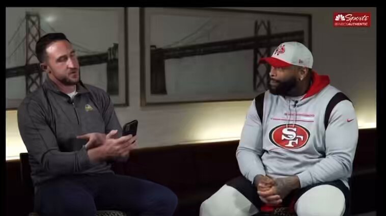 #TBT to when two offensive line legends agreed that Aldon Smith was the toughest player they ever faced.