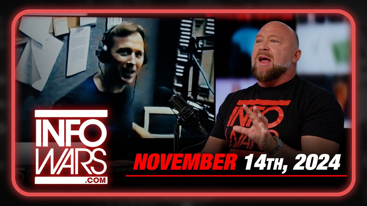 Feds Force Shutdown Of Infowars' Studios: See The Censored Final Infowars Broadcast — FULL SHOW 11/14/24 WATCH THE LIVE EMERGENCY BROADCAST: