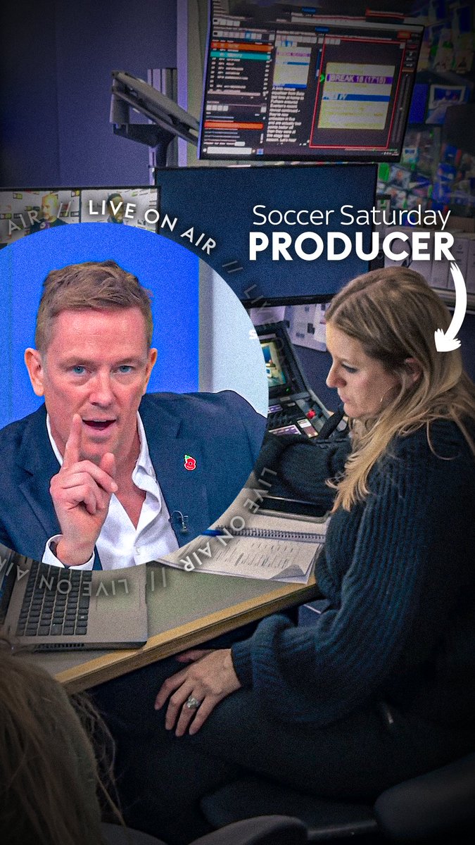 Take a peek behind the Soccer Saturday curtain with Producer Sam! 🎥⚽